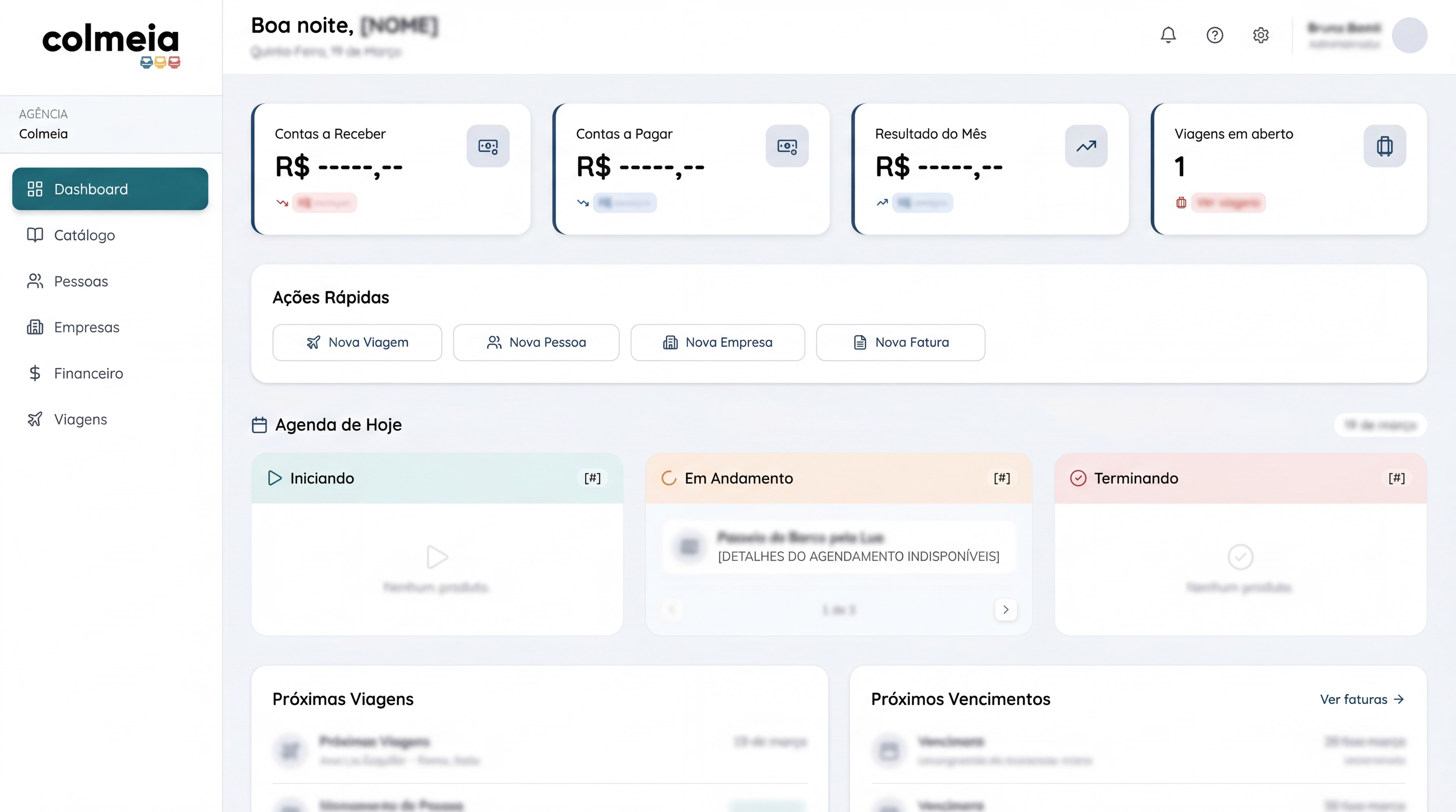 Colmeia Dashboard Carregando